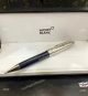 2021! New Copy Mont Blanc Around the World in 80 days Doue Classique Rollerball pen 145 Midsize Silver Blue Barrel (2)_th.jpg